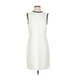 Ralph Lauren Black Label Ivory/ White Cocktail Dress 4 Sleeveless Varsity
